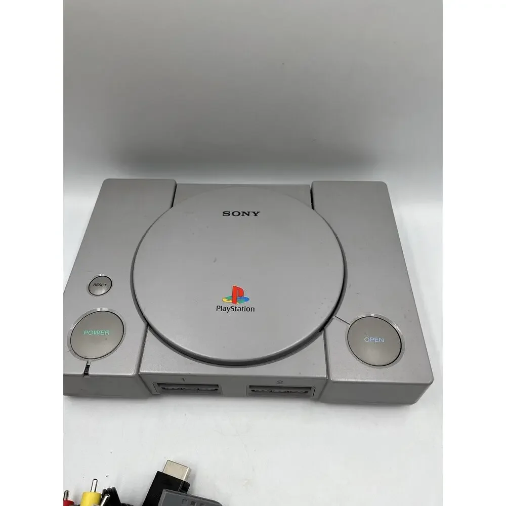 Sony PlayStation 1 SCPH-5501 Console + Original Controller & Cords - Tested PS1
